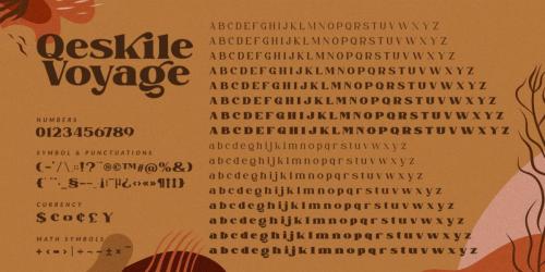 Qeskile Voyage Serif Font 13