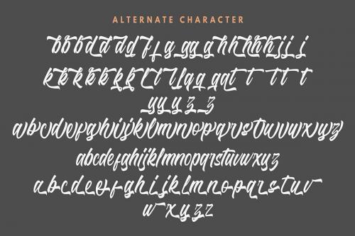 Riverside Script Font 10