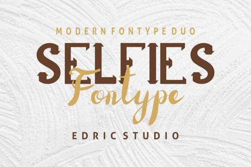 Selfies Font Duo