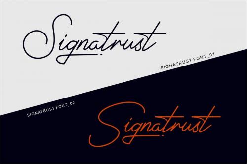 Signatrust Elegant Font  2