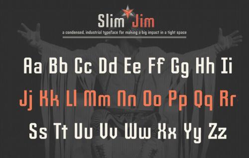Slim Jim Font  3