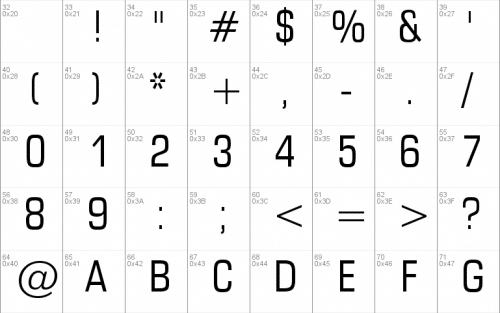 Square721 Cn BT Font