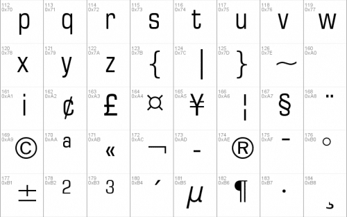Square721 Cn BT Font 2