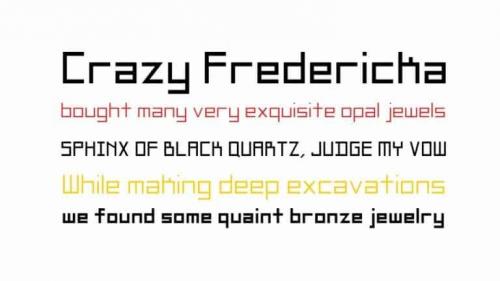 Square Display Font 1