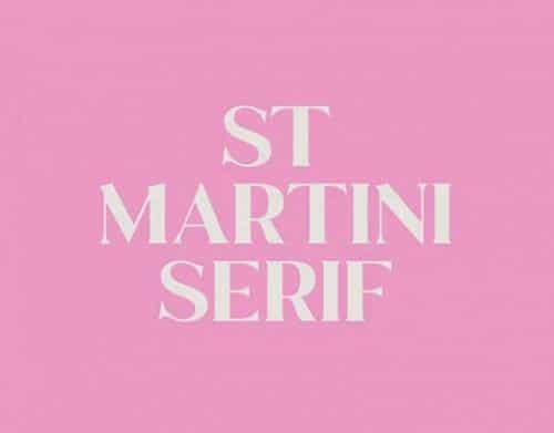 St Martini Serif Font