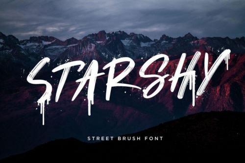 Starshy Brush Font