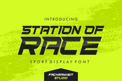 Station Of Race Display Font