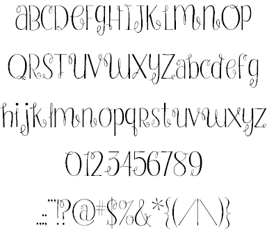 Strawberry Whipped Cream Font
