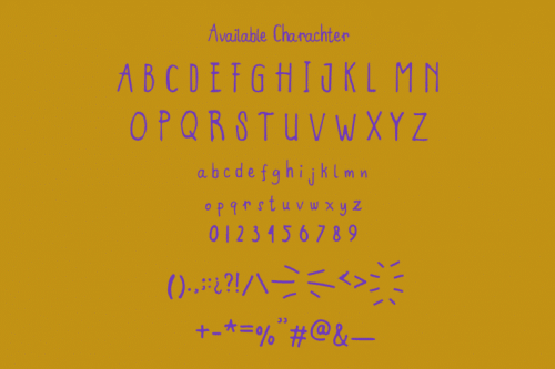 Summer Vacation Display Font 6