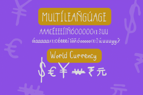 Summer Vacation Display Font 7