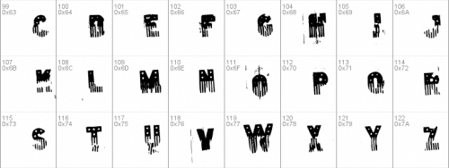 The American Flag Font