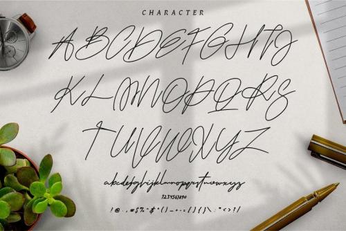 The Scientist Handwritten Font 10