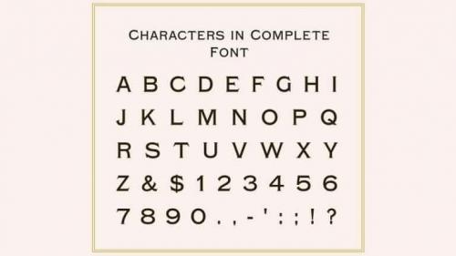 Tiffany Gothic CC Serif Font 2