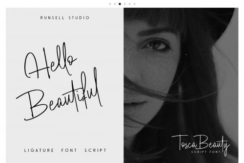Tosca Beauty Script Font 2