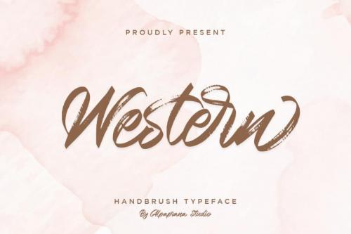 Western – Handbrush Script Font