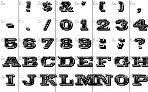 Woodcut Typewriter Font
