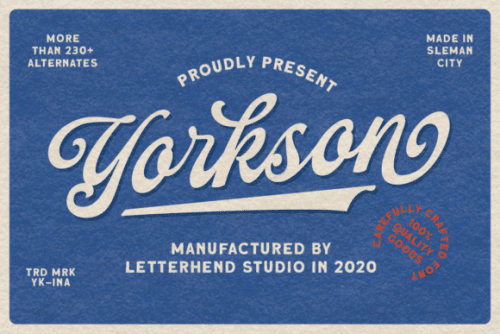 Yorkson Script Font