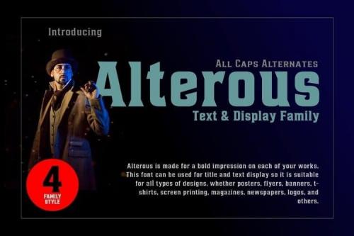 Alterous Display Font