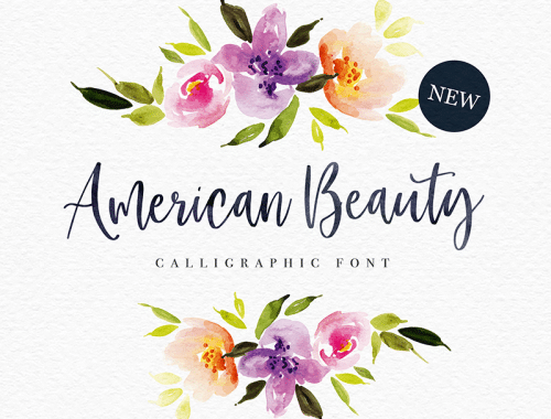 American Beauty Font 1