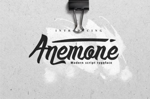 Anemone Script Font 1
