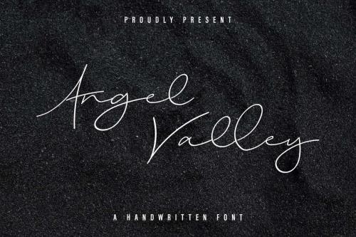 Angel Valley Handwritten Signature Font 3