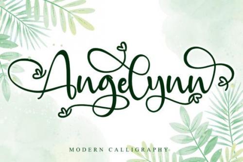 Angelynn Modern Calligraphy Script Font