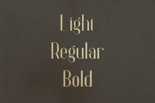 Anteric Display Typeface  1