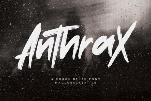 Anthrax Brush Script Font