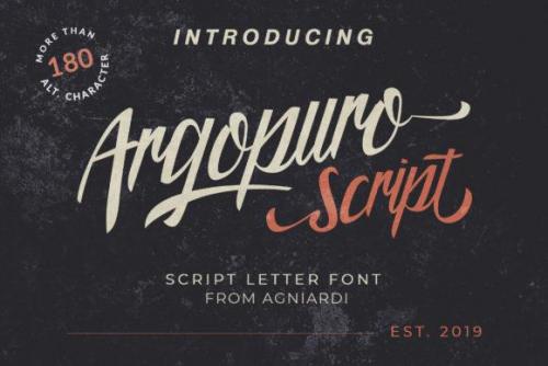 Argopuro Script Font 1