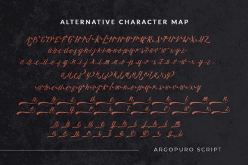Argopuro Script Font 7