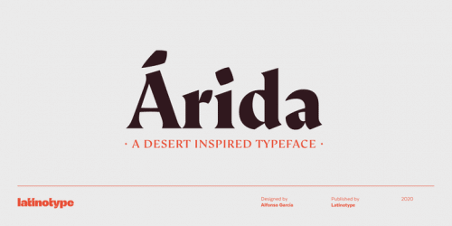 Arida Serif Font 1