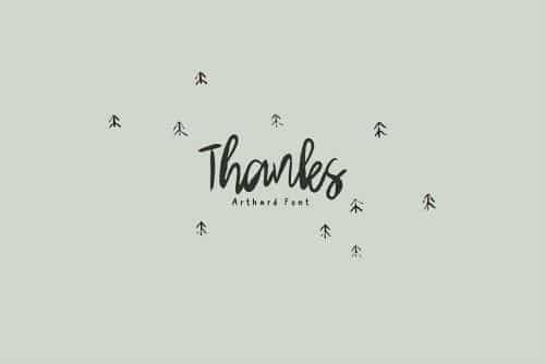 Arthard Script Font Free 5