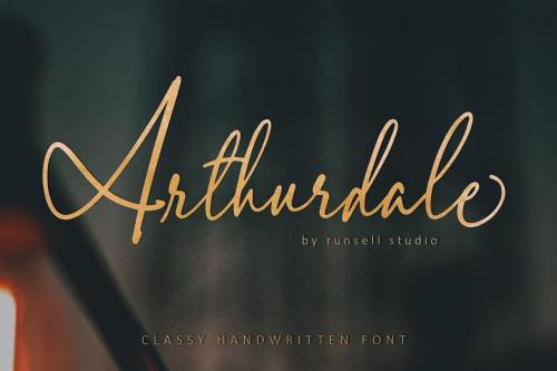 Arthurdale Handwriting Font 1