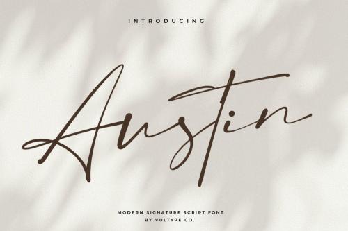 Austin Signature Script Font 1