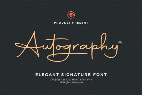 Autography Signature Font
