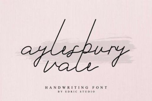 Aylesbury Vale Font 12