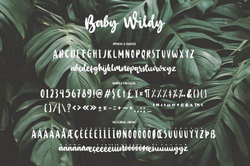 Baby Wildy Handwritten Font 4