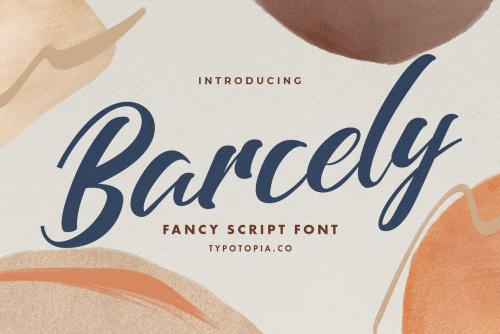 Barcely Fancy Script Font 1