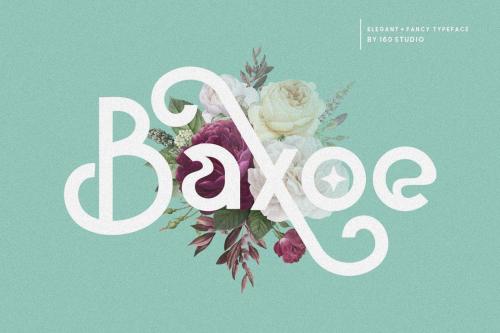 Baxoe Sans Fancy Typeface 1