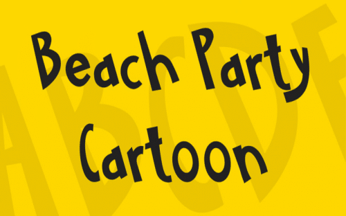 Beach-Party-Cartoon-Font-04