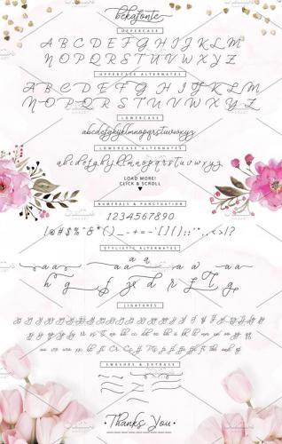 Bekafonte Typeface 6