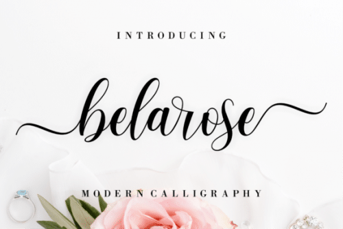 Belarose Modern Calligraphy Font
