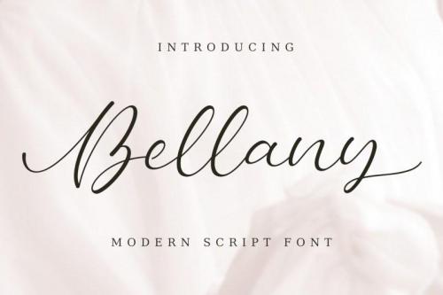 Bellany Modern Script Font