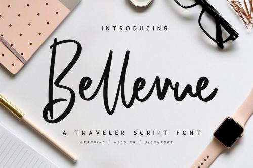 Bellevue Traveler Script Font
