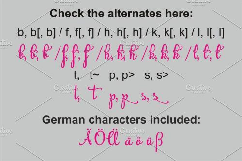 Beprity Stencil Calligraphy Script Font 2