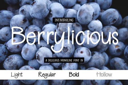 Berrylicious Font Family 1
