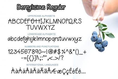 Berrylicious Font Family 7