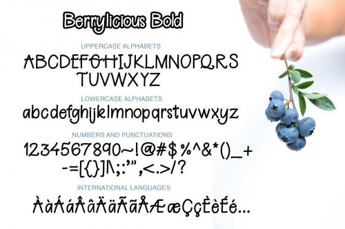 Berrylicious Font Family 8