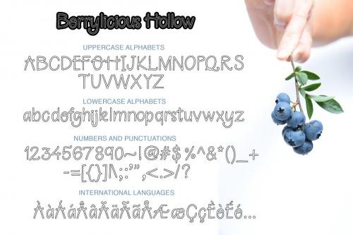 Berrylicious Font Family 9