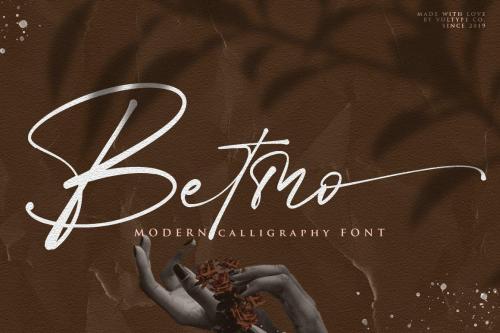 Betmo Calligraphy Script Font